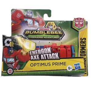 Transformers Bumblebee Cyberverse Adventure OPTIMUS PRIME Energon Axe Attack NEW